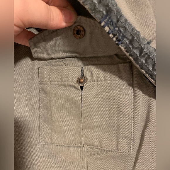 BKE Deconstructed Patch Boho Utility Jacket Size Medium blazer - Picture 5 of 12